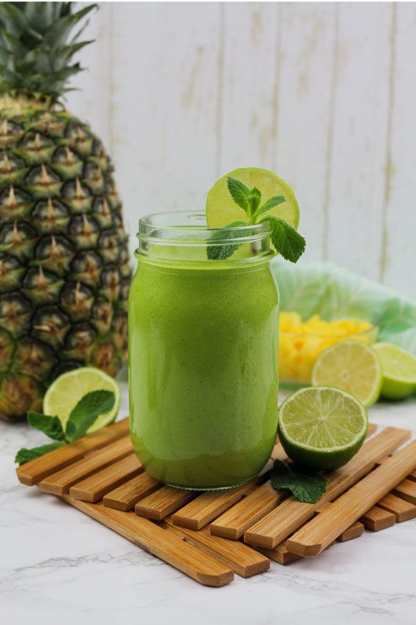 mango mojito smuuti - roheline ja tervislik smuuti